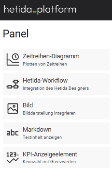 Paneloptionen
